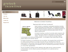 Tablet Screenshot of gretschincentives.com